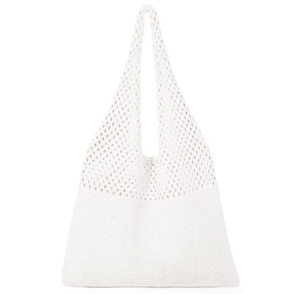 Crochet Tote Bag Cute Crochet Mesh Beach Tote Summer Vacation ^-^ - Picture 1 of 7